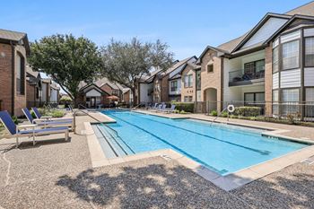 Two sparkling swimming pools